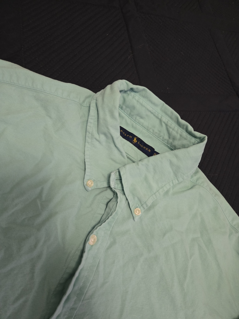 Ralph Lauren Men’s Button-Down Shirt in Light Mint Size Xl